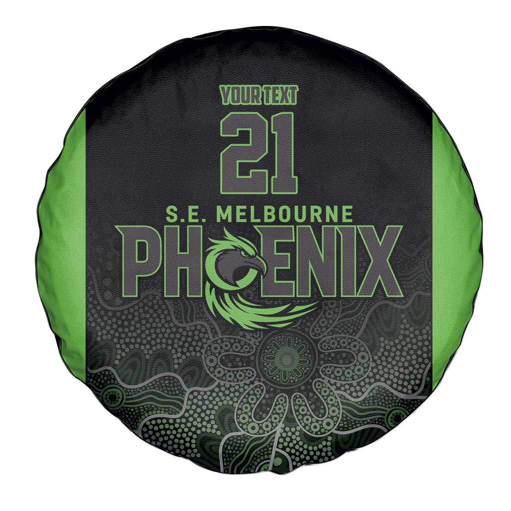 Basketball Custom South East Melbourne Spare Tire Cover Simple Australian Dot Art - Aussie Hoodie