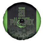Basketball Custom South East Melbourne Spare Tire Cover Simple Australian Dot Art - Aussie Hoodie