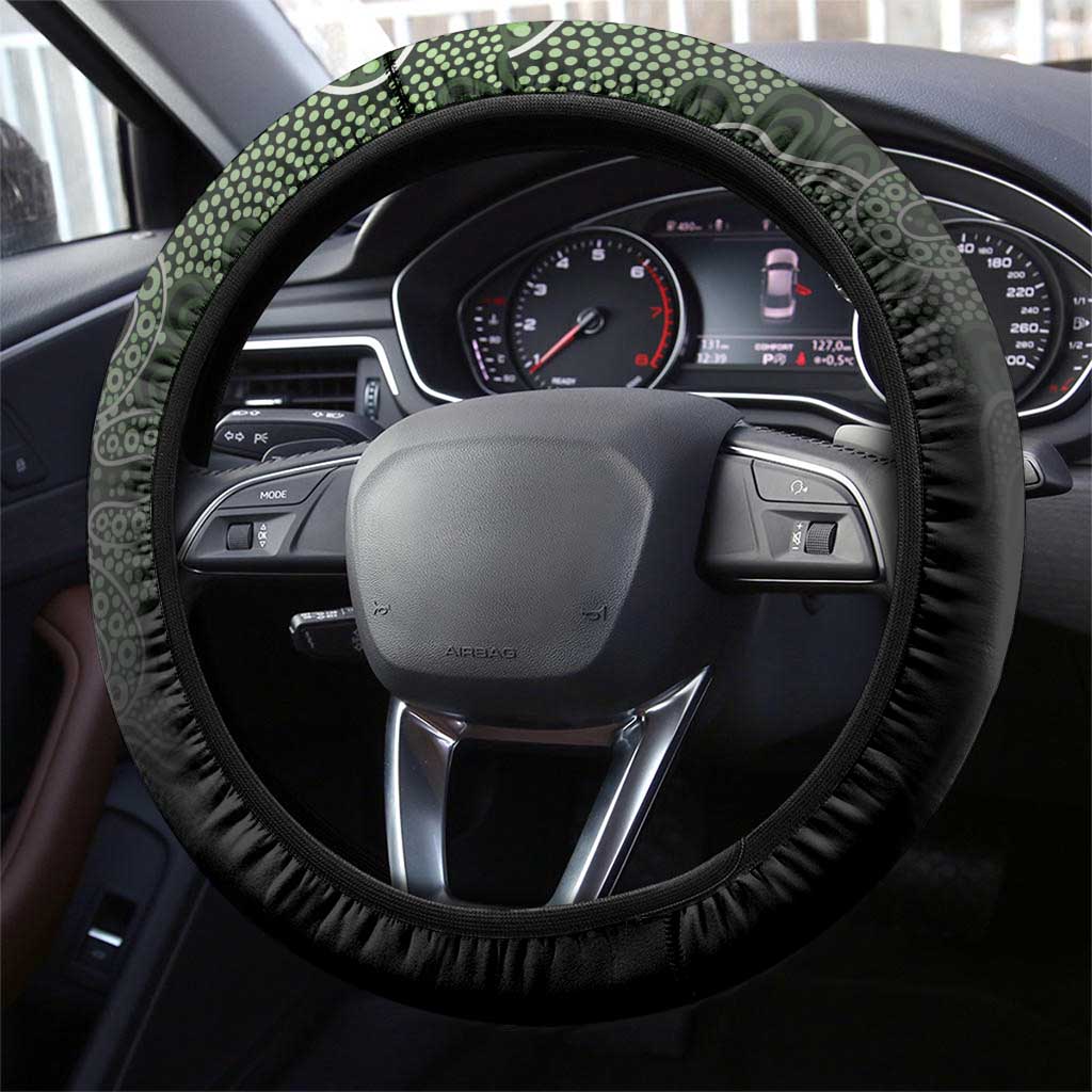 Basketball South East Melbourne Steering Wheel Cover Simple Australian Dot Art - Aussie Hoodie