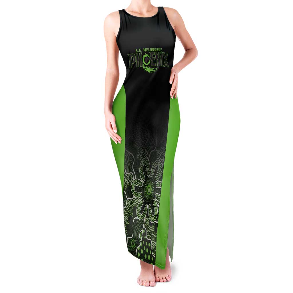Basketball Custom South East Melbourne Tank Maxi Dress Simple Australian Dot Art - Aussie Hoodie