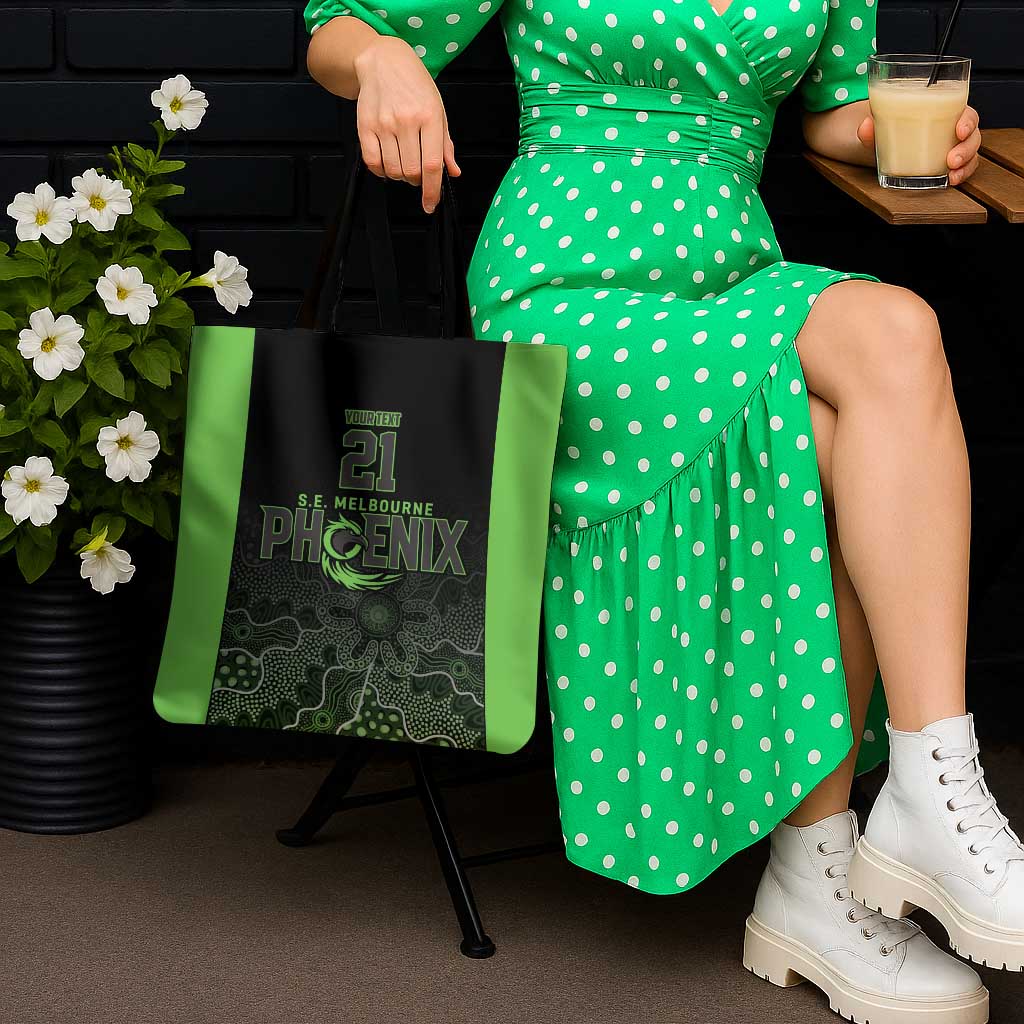 Basketball Custom South East Melbourne Tote Bag Simple Australian Dot Art - Aussie Hoodie