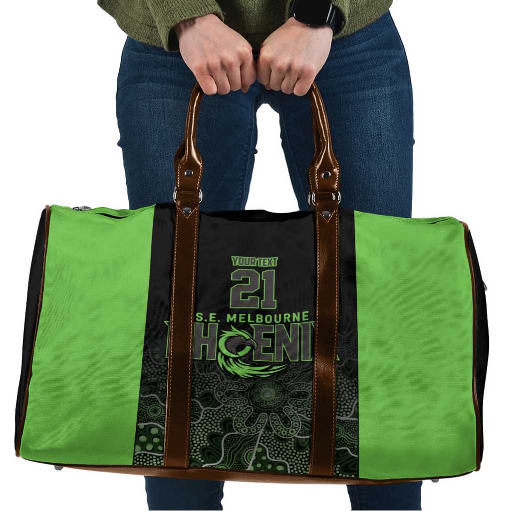Basketball Custom South East Melbourne Travel Bag Simple Australian Dot Art - Aussie Hoodie