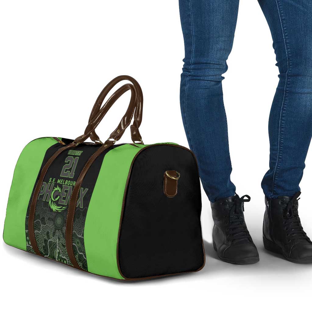 Basketball Custom South East Melbourne Travel Bag Simple Australian Dot Art - Aussie Hoodie