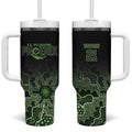 Basketball Custom South East Melbourne Tumbler With Handle Simple Australian Dot Art - Aussie Hoodie