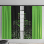 Basketball Custom South East Melbourne Window Curtain Simple Australian Dot Art - Aussie Hoodie