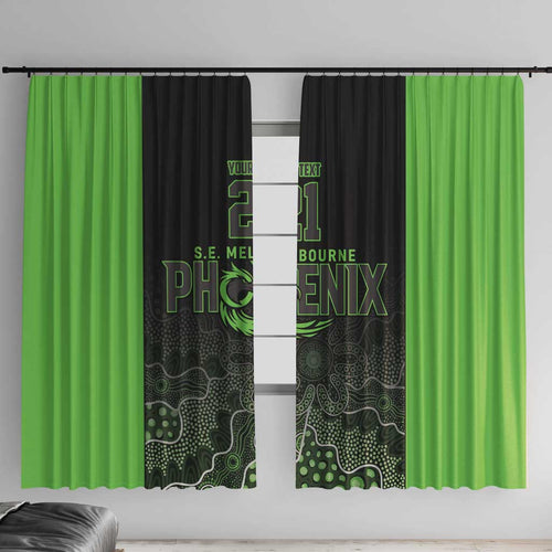 Basketball Custom South East Melbourne Window Curtain Simple Australian Dot Art - Aussie Hoodie