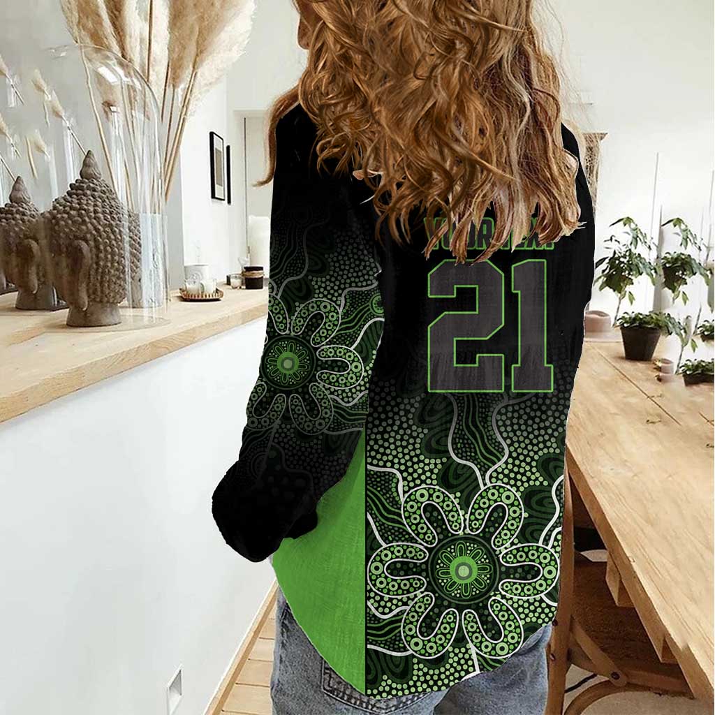 Basketball Custom South East Melbourne Women Casual Shirt Simple Australian Dot Art - Aussie Hoodie