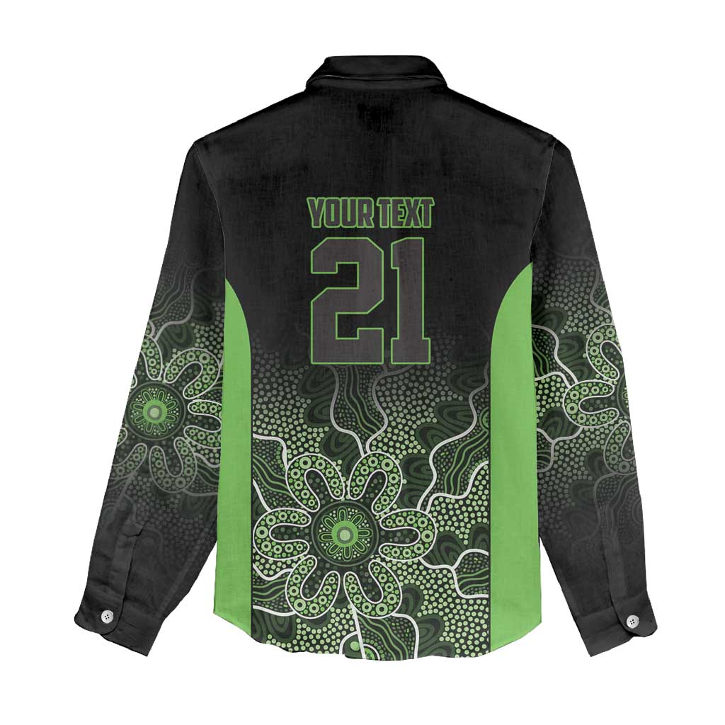Basketball Custom South East Melbourne Women Casual Shirt Simple Australian Dot Art - Aussie Hoodie