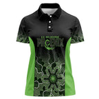 Basketball Custom South East Melbourne Women Polo Shirt Simple Australian Dot Art - Aussie Hoodie