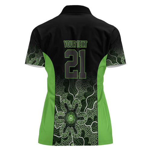 Basketball Custom South East Melbourne Women Polo Shirt Simple Australian Dot Art - Aussie Hoodie