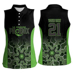 Basketball Custom South East Melbourne Women Sleeveless Polo Shirt Simple Australian Dot Art - Aussie Hoodie