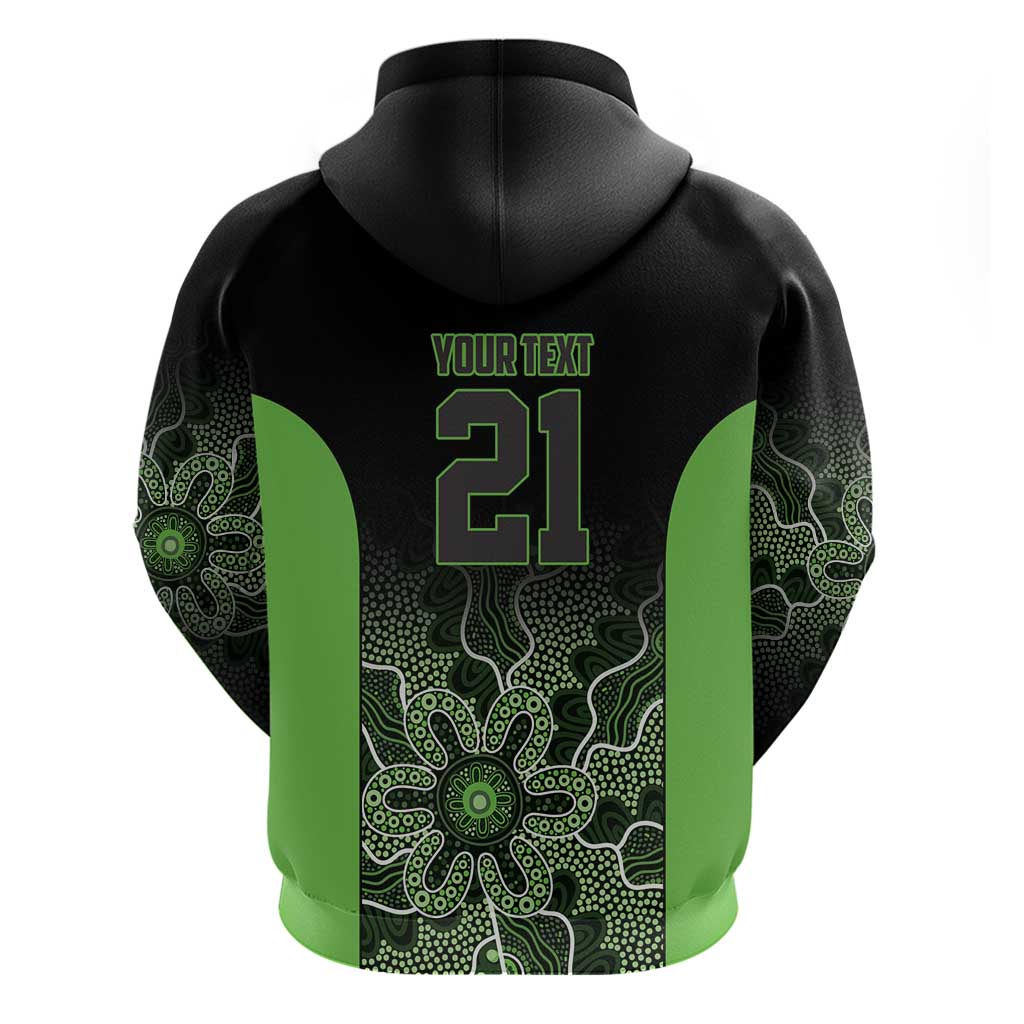 Basketball Custom South East Melbourne Zip Hoodie Simple Australian Dot Art - Aussie Hoodie