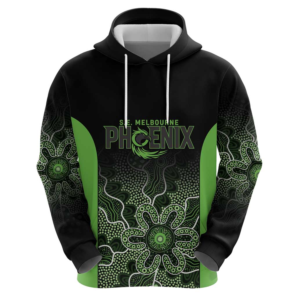 Basketball Custom South East Melbourne Zip Hoodie Simple Australian Dot Art - Aussie Hoodie