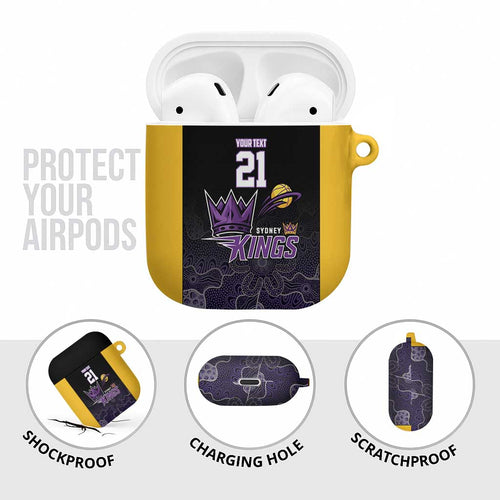 Basketball Custom Sydney AirPods Case Simple Australian Dot Art - Aussie Hoodie