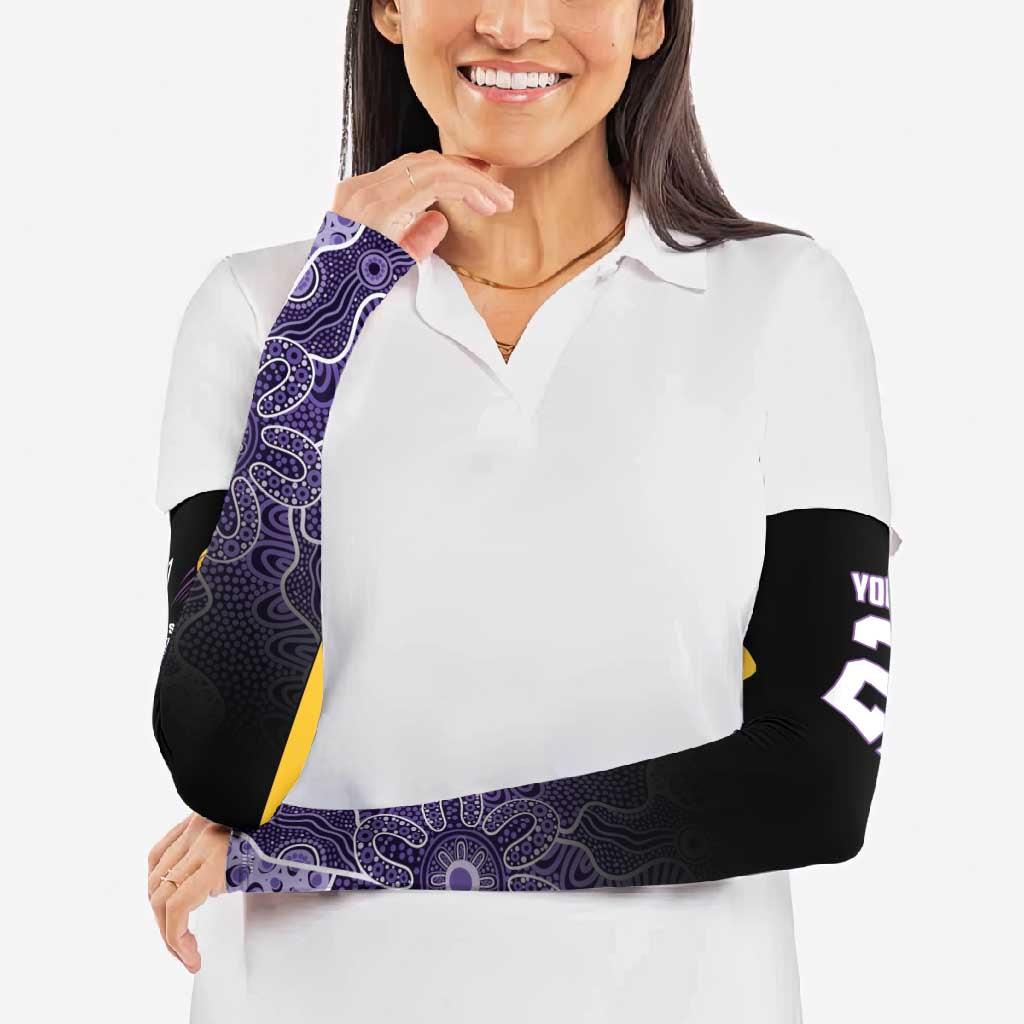 Basketball Custom Sydney Arm Sleeves Simple Australian Dot Art - Aussie Hoodie