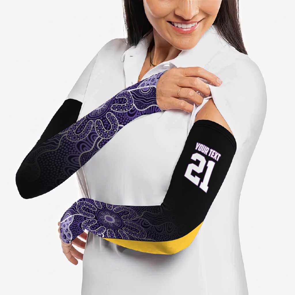 Basketball Custom Sydney Arm Sleeves Simple Australian Dot Art - Aussie Hoodie