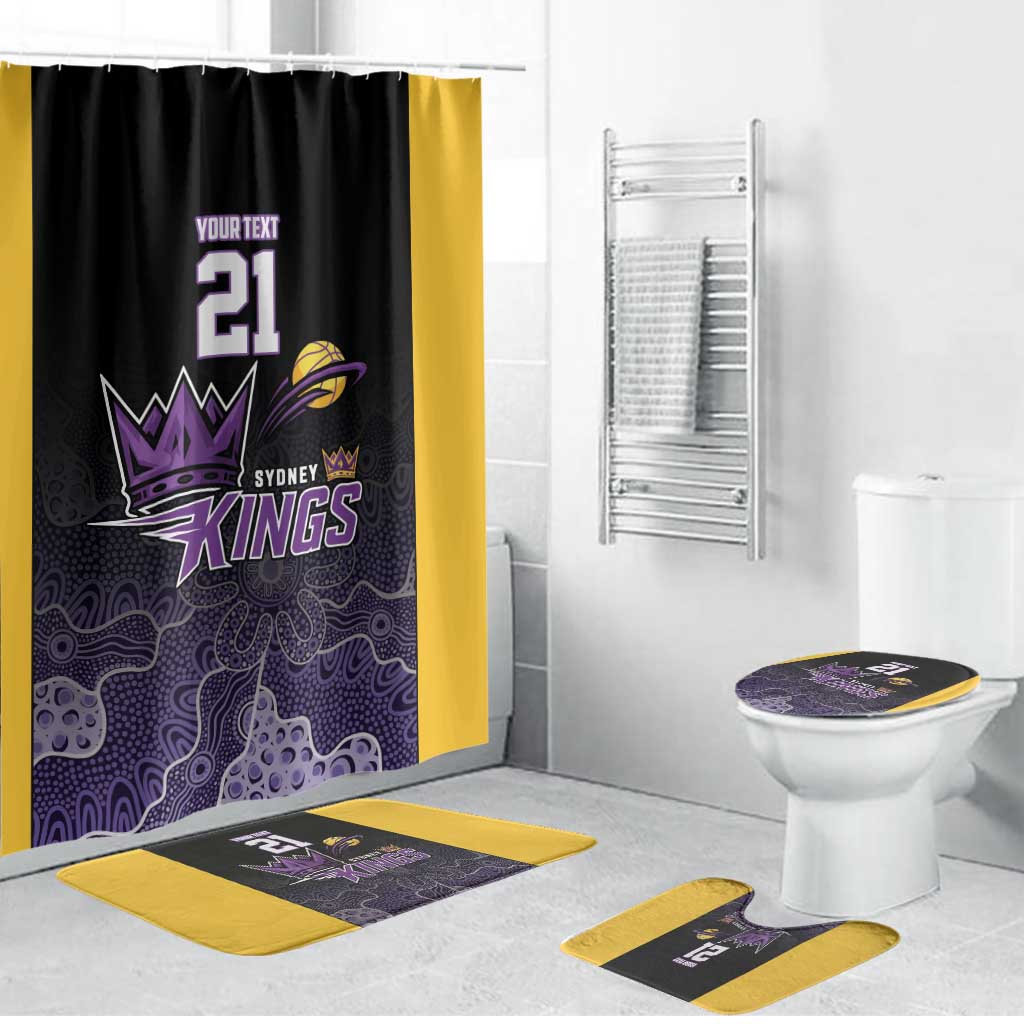 Basketball Custom Sydney Bathroom Set Simple Australian Dot Art - Aussie Hoodie