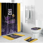 Basketball Custom Sydney Bathroom Set Simple Australian Dot Art - Aussie Hoodie