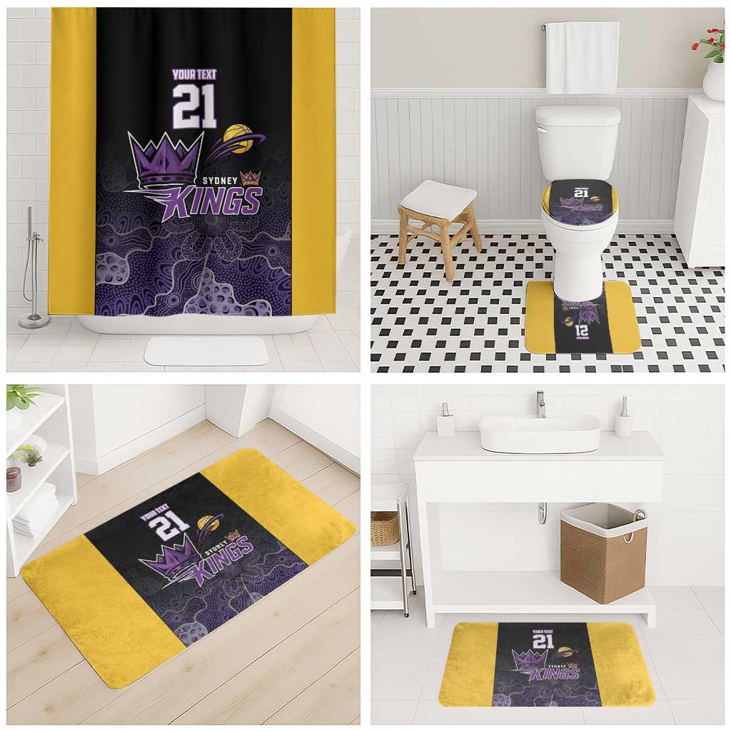 Basketball Custom Sydney Bathroom Set Simple Australian Dot Art - Aussie Hoodie