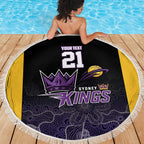Basketball Custom Sydney Beach Blanket Simple Australian Dot Art - Aussie Hoodie