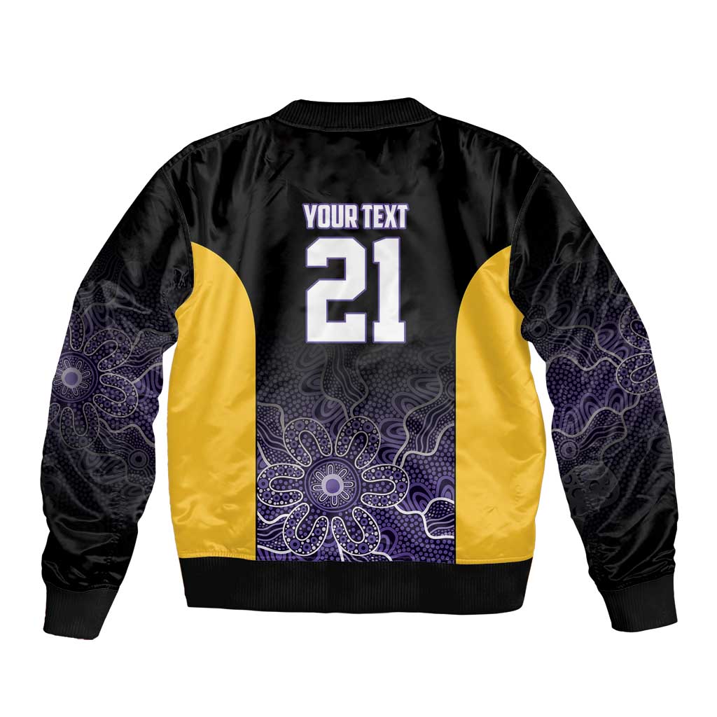 Basketball Custom Sydney Bomber Jacket Simple Australian Dot Art - Aussie Hoodie