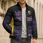 Basketball Custom Sydney Bomber Puffer Jacket Simple Australian Dot Art - Aussie Hoodie