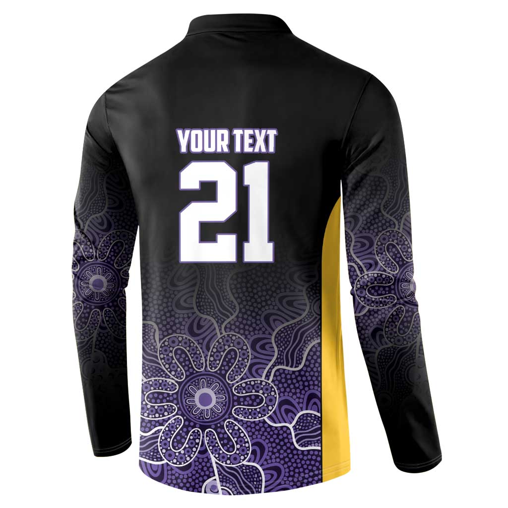 Basketball Custom Sydney Button Sweatshirt Simple Australian Dot Art - Aussie Hoodie
