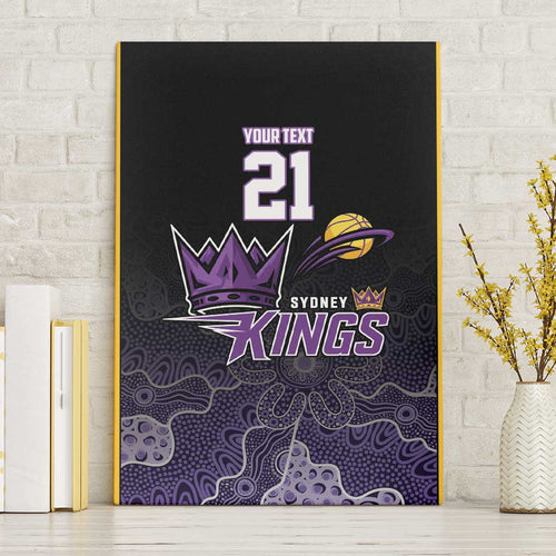 Basketball Custom Sydney Canvas Wall Art Simple Australian Dot Art - Aussie Hoodie