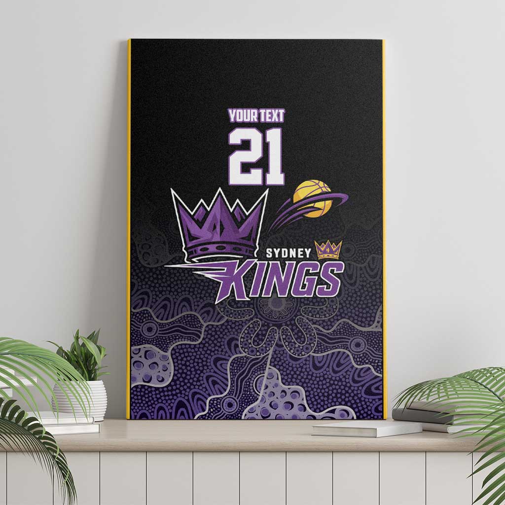 Basketball Custom Sydney Canvas Wall Art Simple Australian Dot Art - Aussie Hoodie