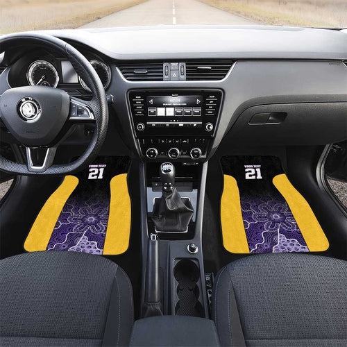 Basketball Custom Sydney Car Mats Simple Australian Dot Art - Aussie Hoodie
