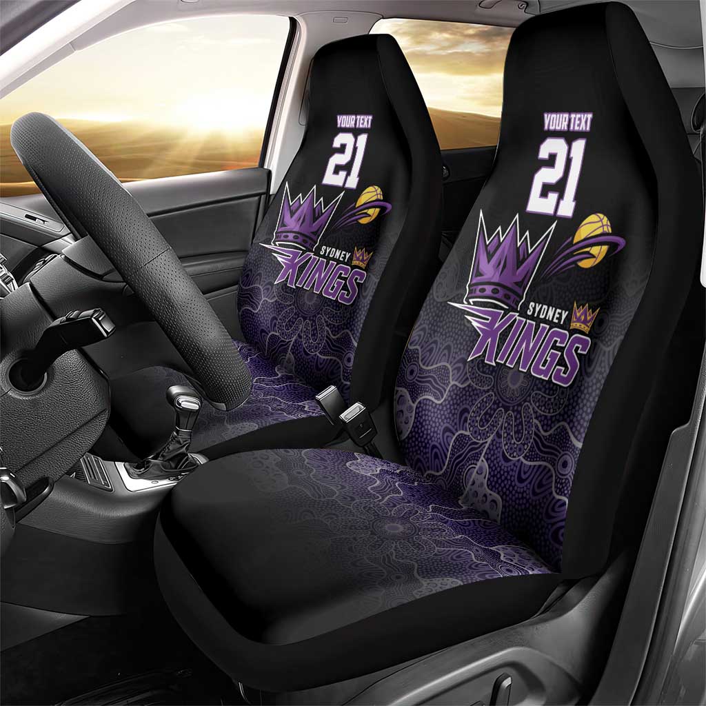 Basketball Custom Sydney Car Seat Cover Simple Australian Dot Art - Aussie Hoodie