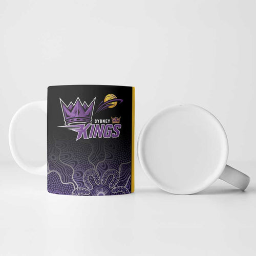 Basketball Custom Sydney Ceramic Mug Simple Australian Dot Art - Aussie Hoodie