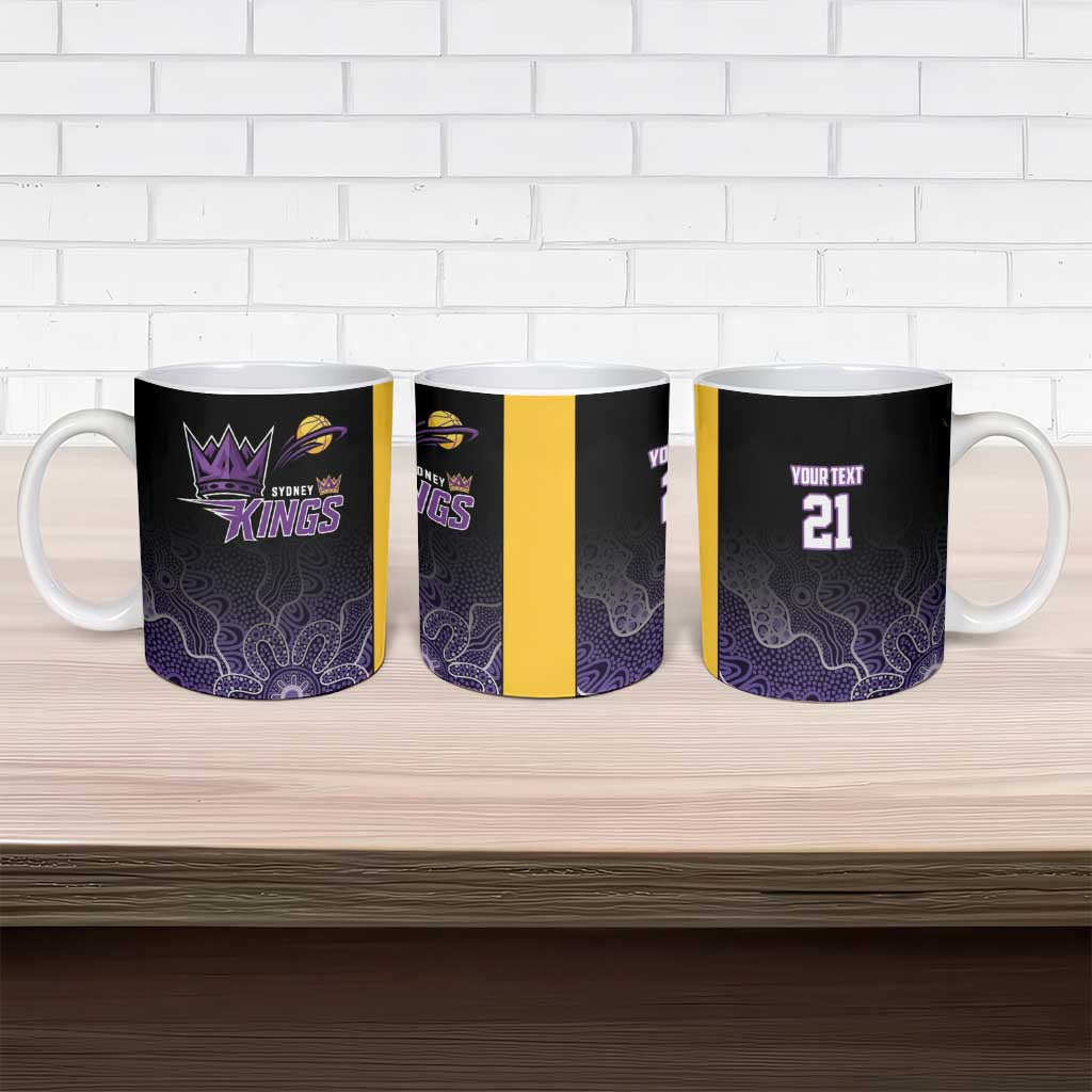 Basketball Custom Sydney Ceramic Mug Simple Australian Dot Art - Aussie Hoodie