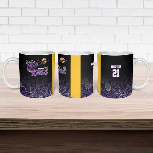 Basketball Custom Sydney Ceramic Mug Simple Australian Dot Art - Aussie Hoodie