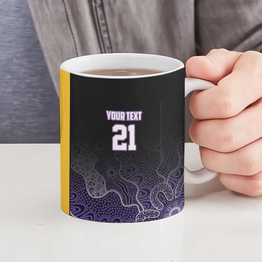 Basketball Custom Sydney Ceramic Mug Simple Australian Dot Art - Aussie Hoodie