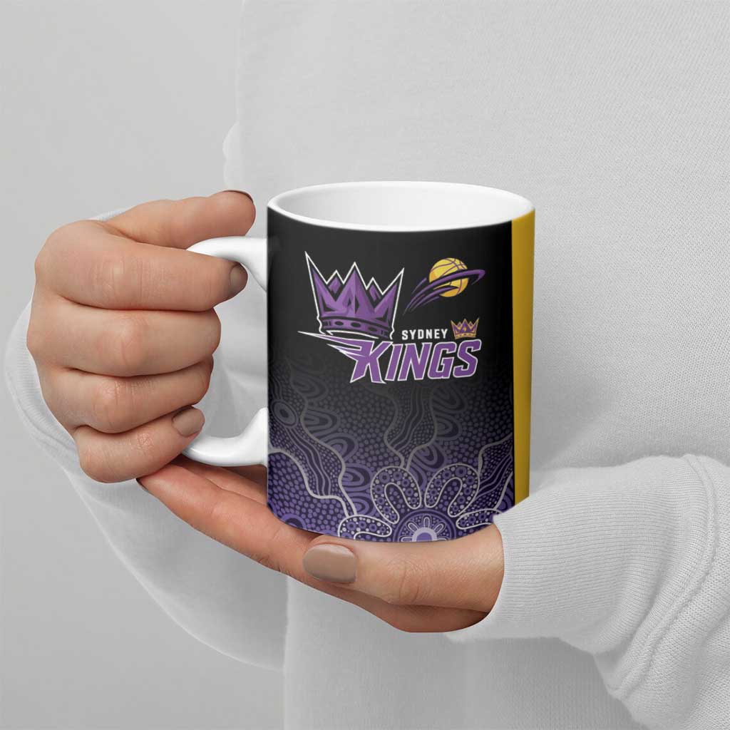 Basketball Custom Sydney Ceramic Mug Simple Australian Dot Art - Aussie Hoodie