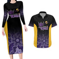 Basketball Custom Sydney Couples Matching Long Sleeve Bodycon Dress and Hawaiian Shirt Simple Australian Dot Art - Aussie Hoodie