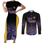 Basketball Custom Sydney Couples Matching Short Sleeve Bodycon Dress and Long Sleeve Button Shirt Simple Australian Dot Art - Aussie Hoodie