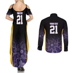 Basketball Custom Sydney Couples Matching Summer Maxi Dress and Long Sleeve Button Shirt Simple Australian Dot Art - Aussie Hoodie