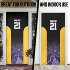 Basketball Custom Sydney Door Cover Simple Australian Dot Art - Aussie Hoodie