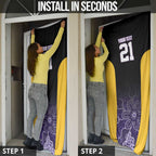 Basketball Custom Sydney Door Cover Simple Australian Dot Art - Aussie Hoodie