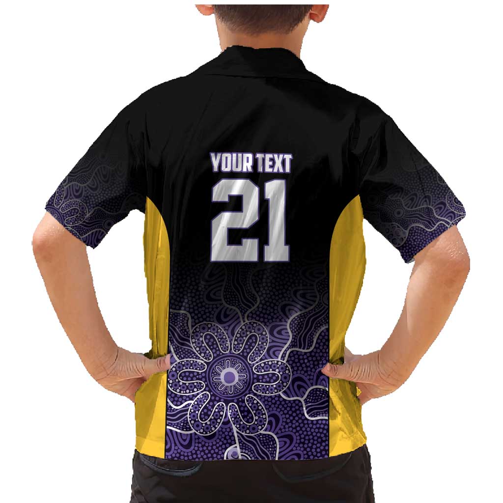 Basketball Custom Sydney Family Matching Mermaid Dress and Hawaiian Shirt Simple Australian Dot Art - Aussie Hoodie