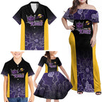 Basketball Custom Sydney Family Matching Off Shoulder Maxi Dress and Hawaiian Shirt Simple Australian Dot Art - Aussie Hoodie