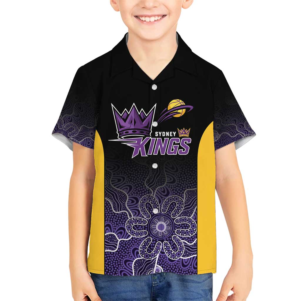 Basketball Custom Sydney Family Matching Off Shoulder Short Dress and Hawaiian Shirt Simple Australian Dot Art - Aussie Hoodie