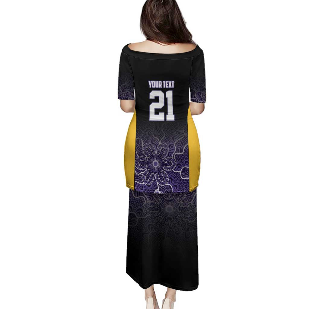 Basketball Custom Sydney Family Matching Puletasi and Hawaiian Shirt Simple Australian Dot Art - Aussie Hoodie