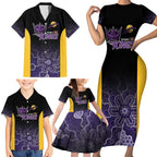 Basketball Custom Sydney Family Matching Short Sleeve Bodycon Dress and Hawaiian Shirt Simple Australian Dot Art - Aussie Hoodie
