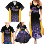 Basketball Custom Sydney Family Matching Summer Maxi Dress and Hawaiian Shirt Simple Australian Dot Art - Aussie Hoodie