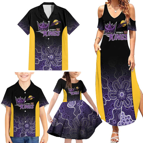 Basketball Custom Sydney Family Matching Summer Maxi Dress and Hawaiian Shirt Simple Australian Dot Art - Aussie Hoodie