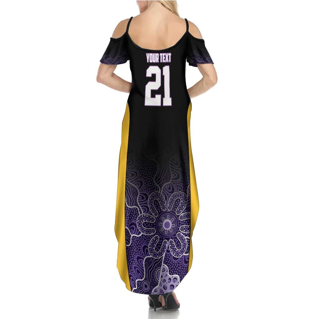 Basketball Custom Sydney Family Matching Summer Maxi Dress and Hawaiian Shirt Simple Australian Dot Art - Aussie Hoodie