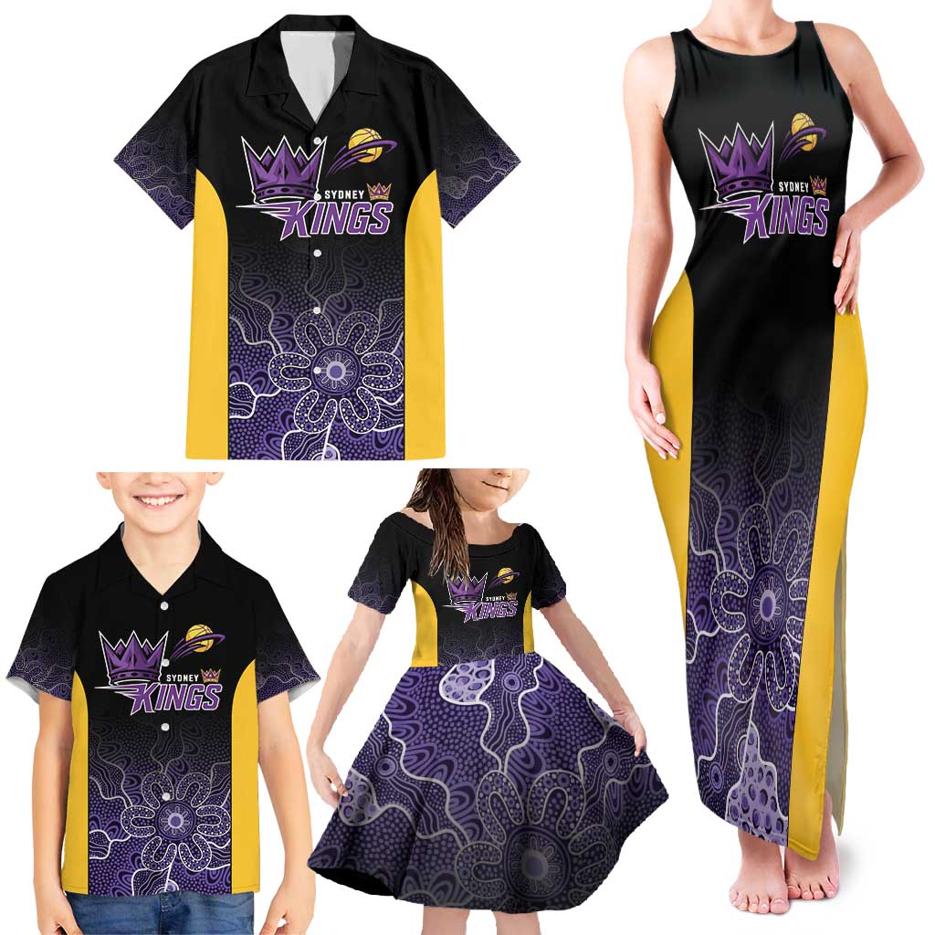 Basketball Custom Sydney Family Matching Tank Maxi Dress and Hawaiian Shirt Simple Australian Dot Art - Aussie Hoodie